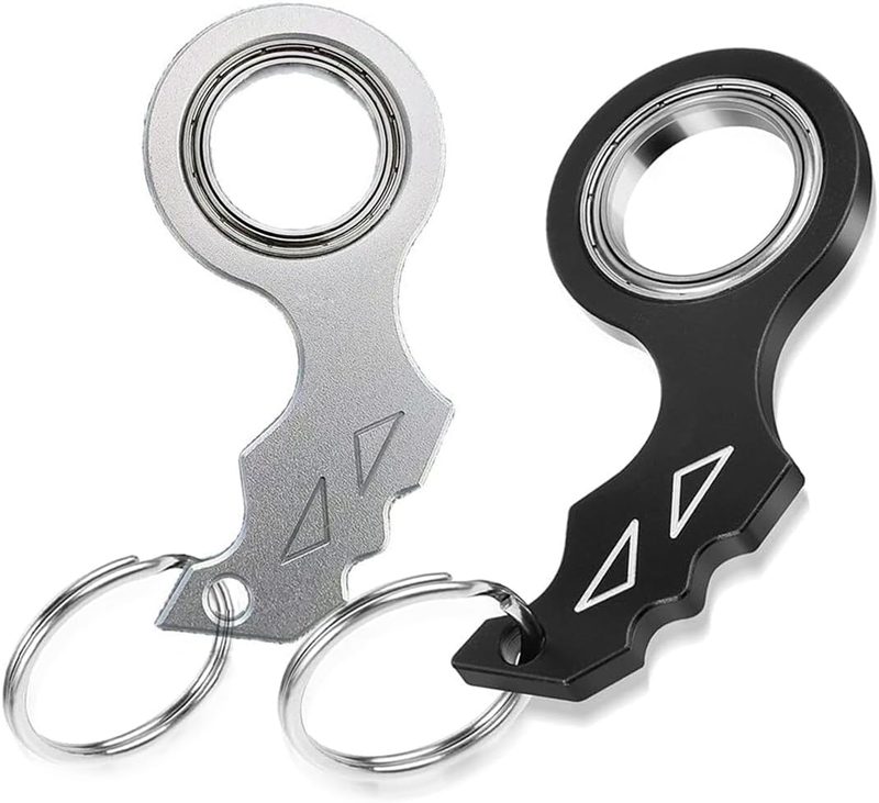 Amacoam Spinner Llavero Fidget (portátil, para adultos y adolescentes)