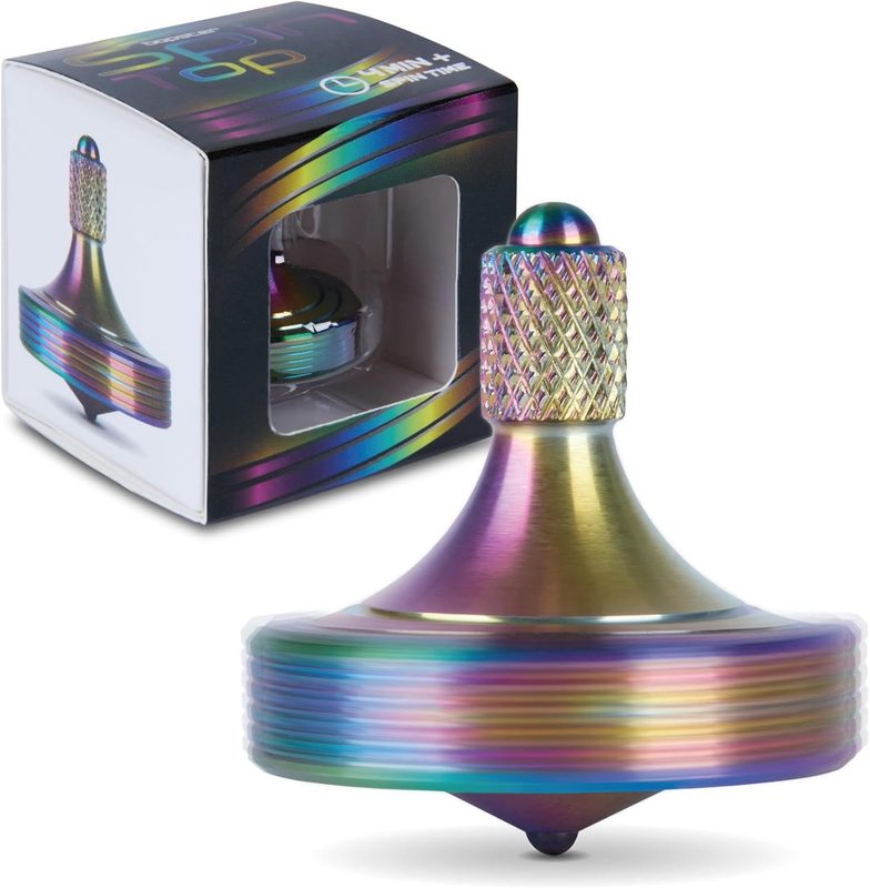 Bopster Peonza de metal Fidget Spinner (giro 4+ min, 41 g)